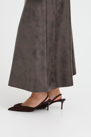 Jupe 'BYDIMION ' b.young en marron