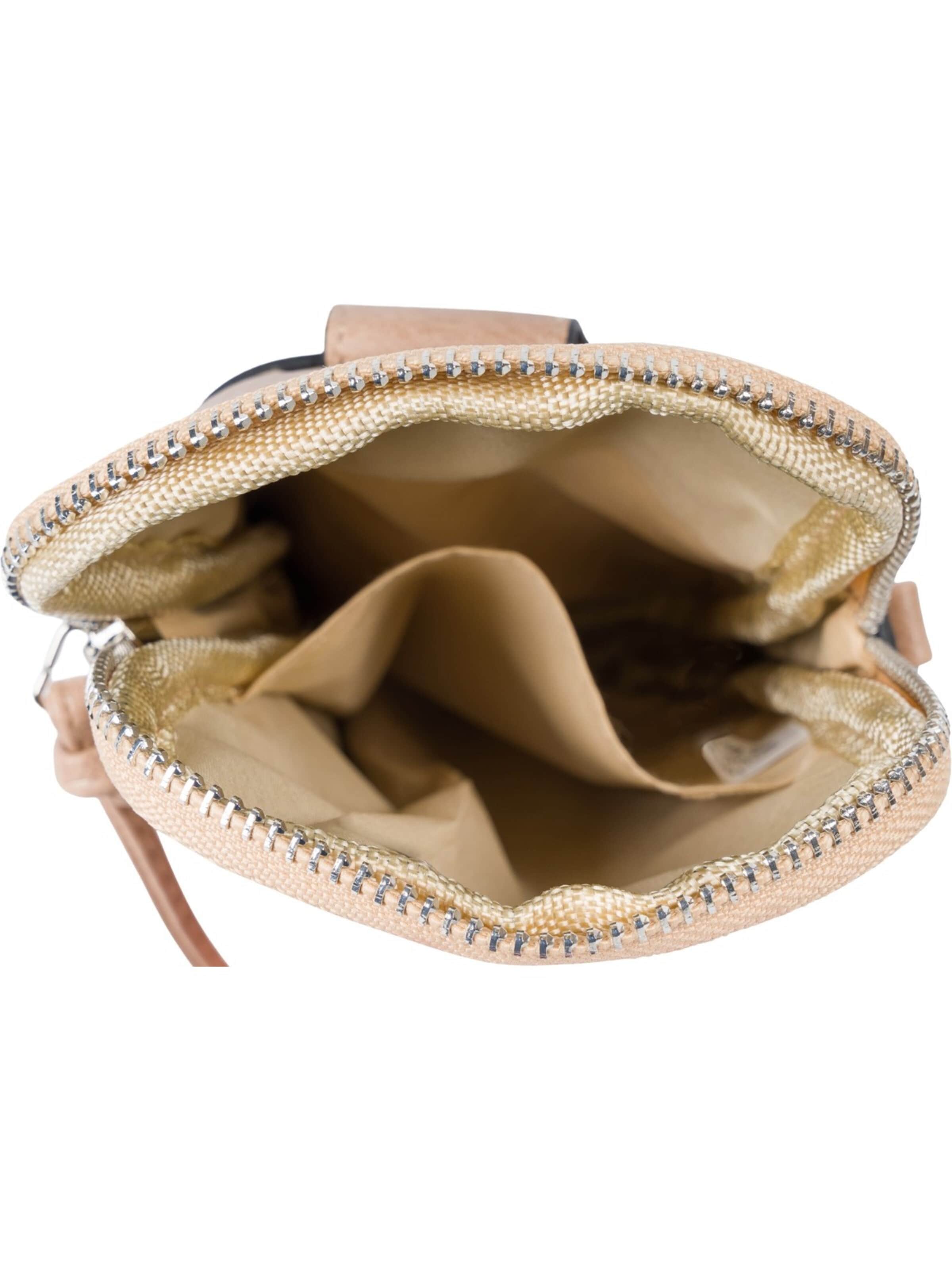 styleBREAKER Umhängetasche 'Mini Umhängetasche Uni'‌‌‌ in Beige