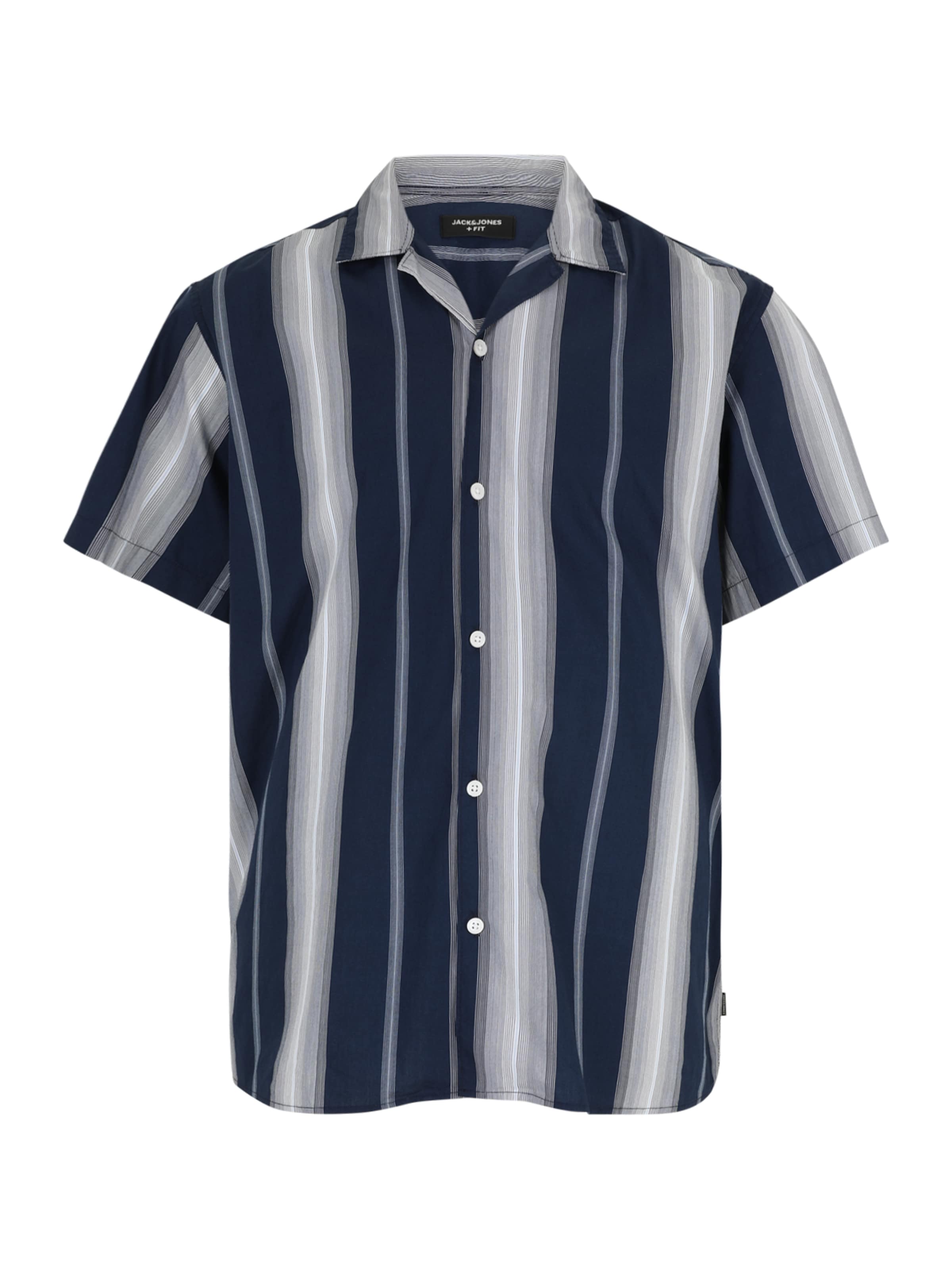 Jack & Jones Plus Comfort Fit Hemd 'JPRBLAPALERMO' in Blau: Vorderseite