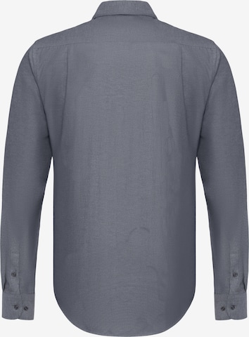 DENIM CULTURE - Slim Fit Camisa 'Bradley' em cinzento