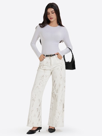 Wide leg Jeans di Imily Bela in bianco