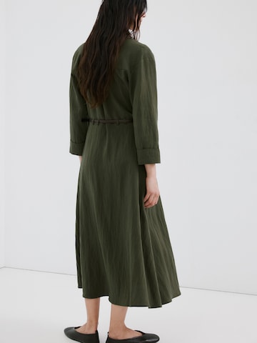 Robe-chemise 'Trecky' MANGO en vert