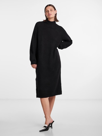 Y.A.S Knitted dress 'BALIS' in Black: front