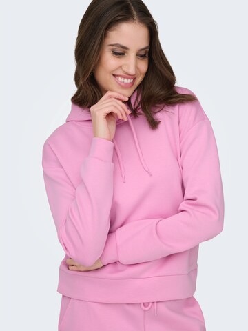 ONLY PLAY Sportief sweatshirt 'ONPLOUNGE' in Roze