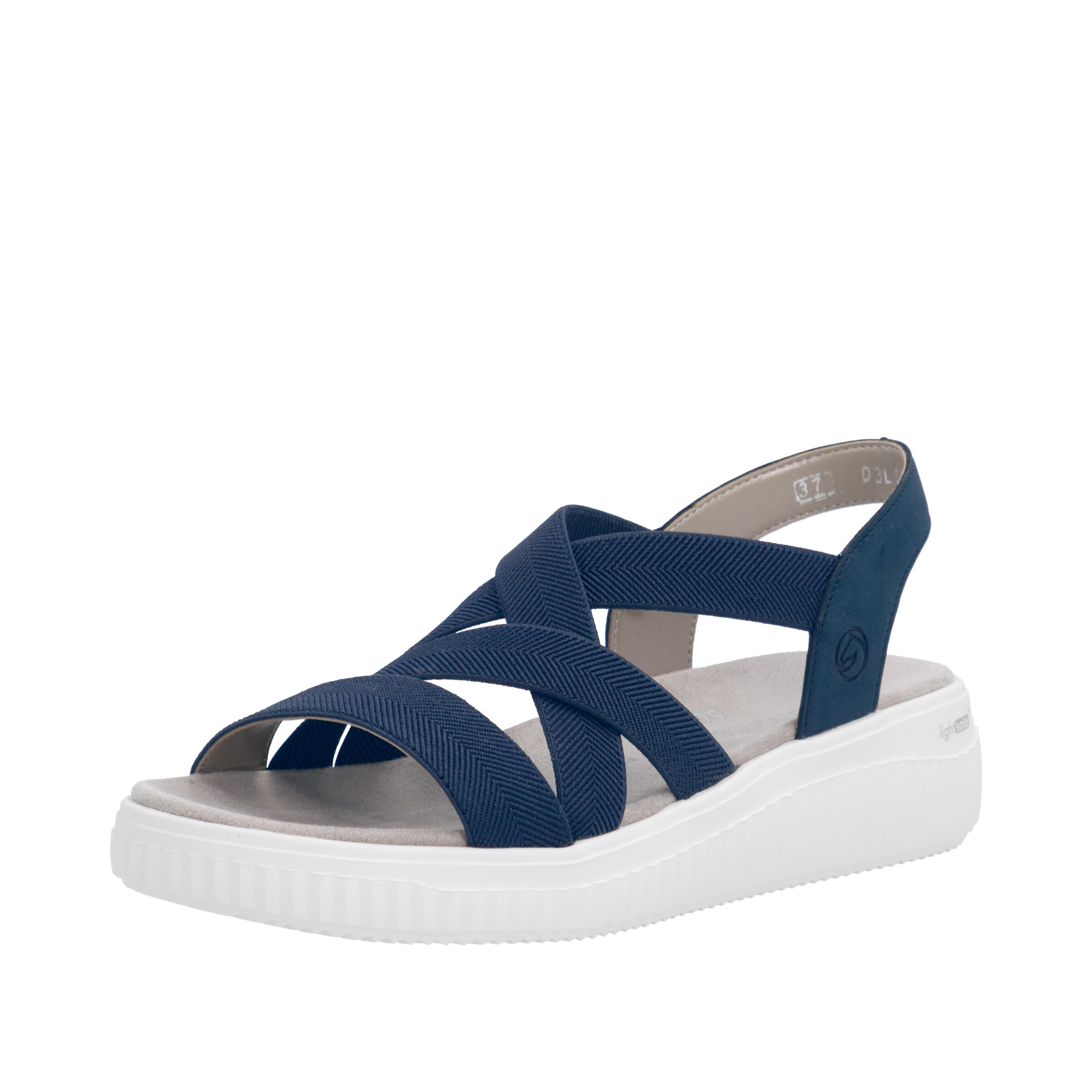 Sandales REMONTE en bleu : devant