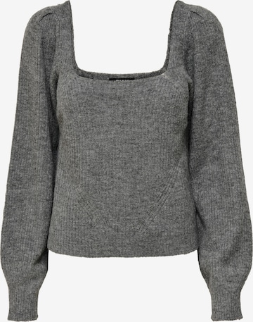 ONLY Sweater 'Karinna' in Grey: front