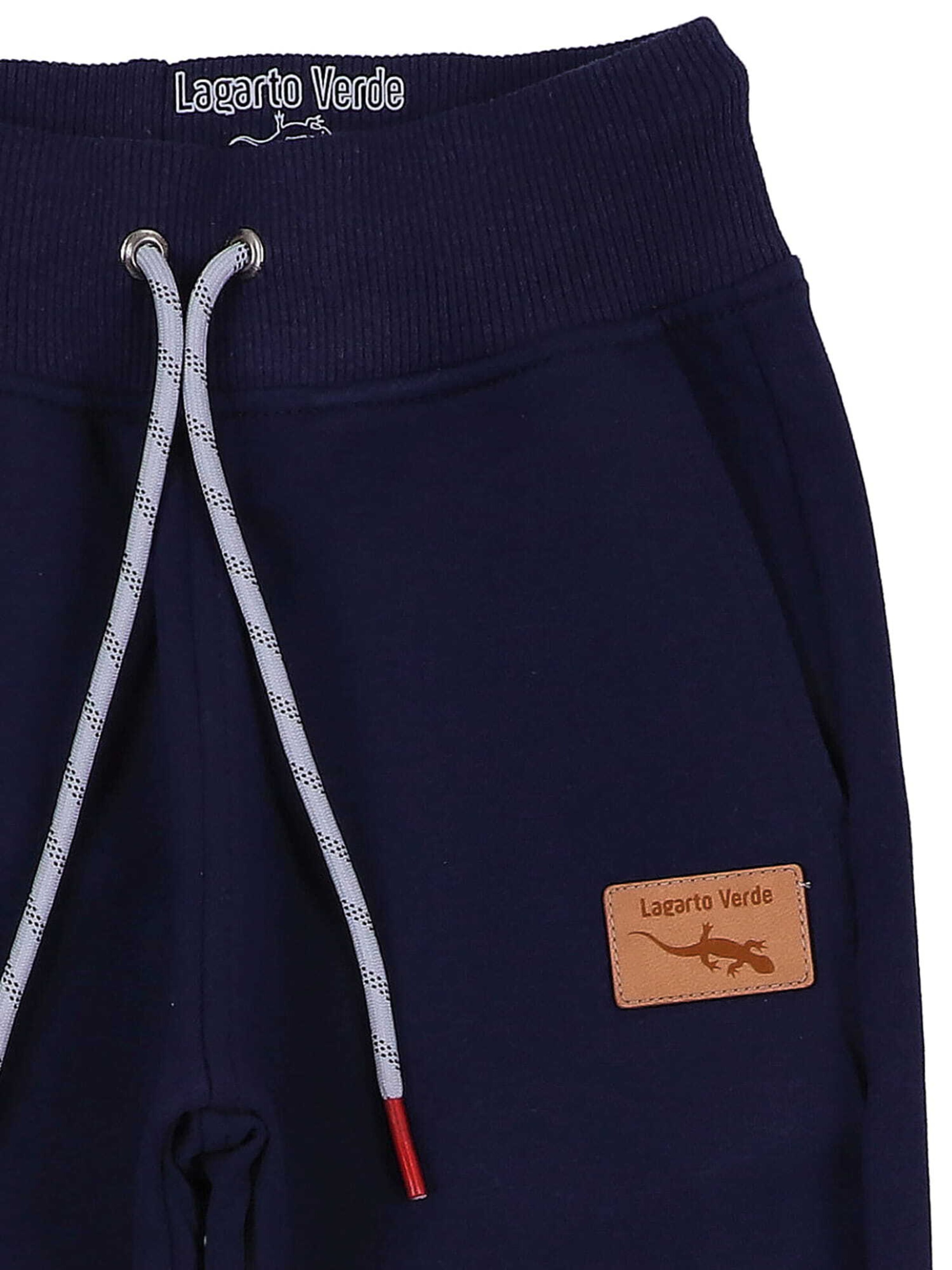 Lagarto Verde Tapered Trousers 'Eidechse' in Blue