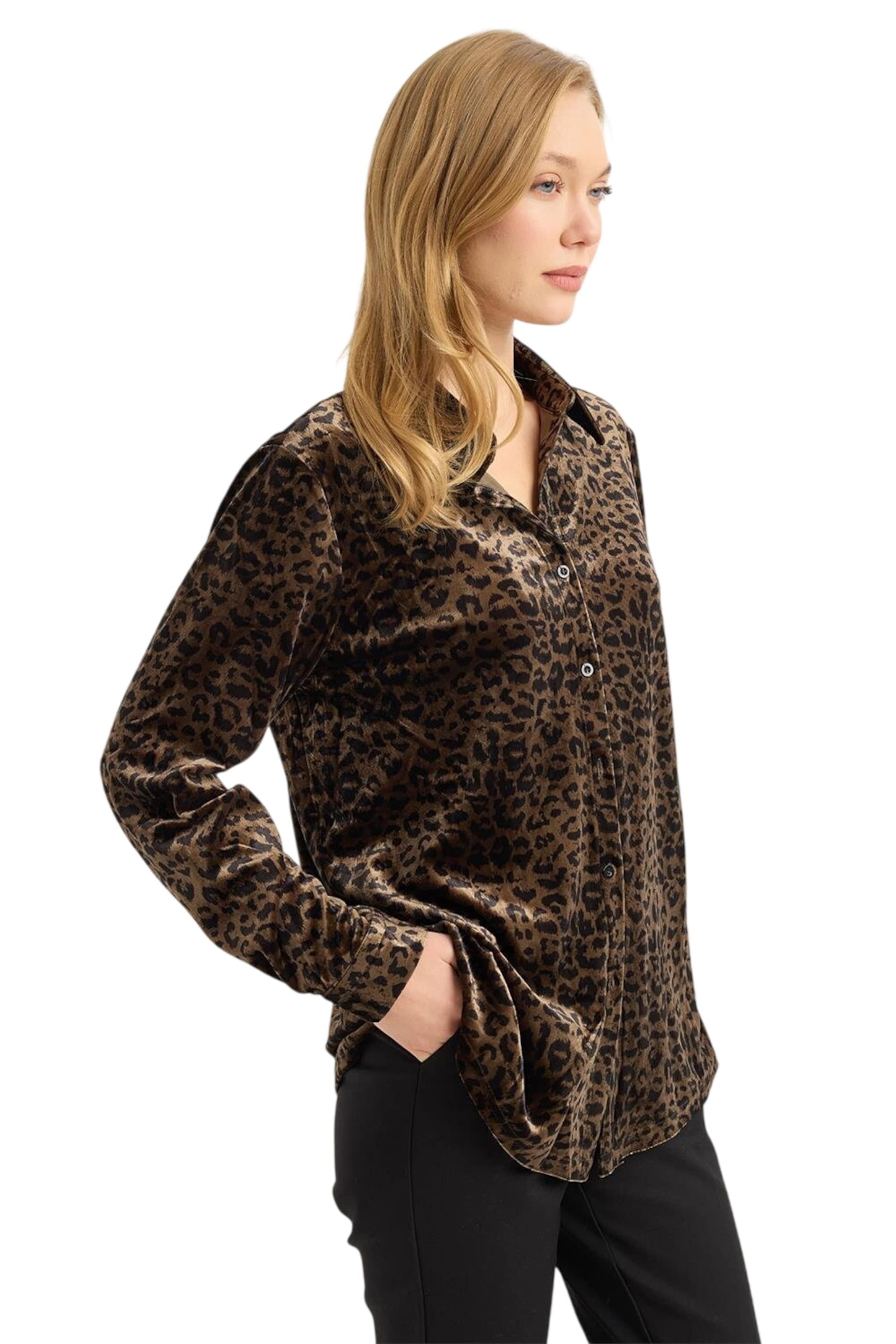 HOME STORE Blouse in Brown