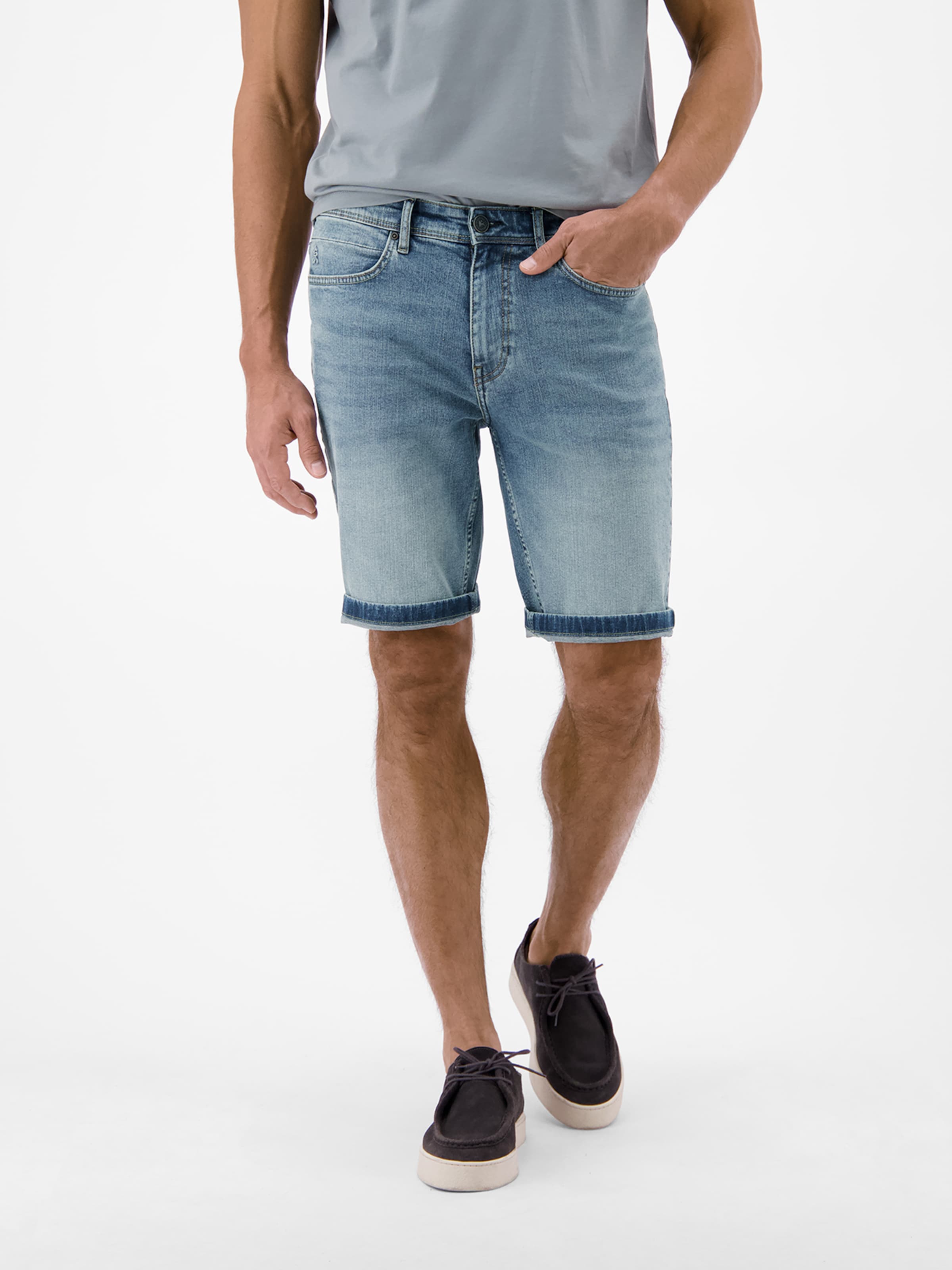 LERROS Regular Chino trousers in Blue