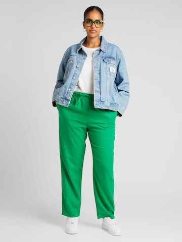 ONLY Carmakoma Loose fit Pants 'CARCARO' in Green