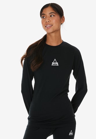SOS Shirt 'Nuuk' in Black: front