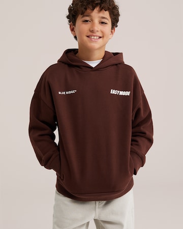 WE Fashion Sweatshirt in Brown