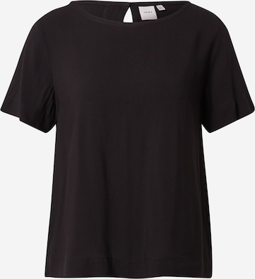 ICHI - Blusa 'Main' em preto: frente