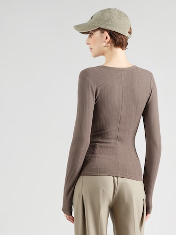 GAP Shirt 'LUXE MOD' in Braun