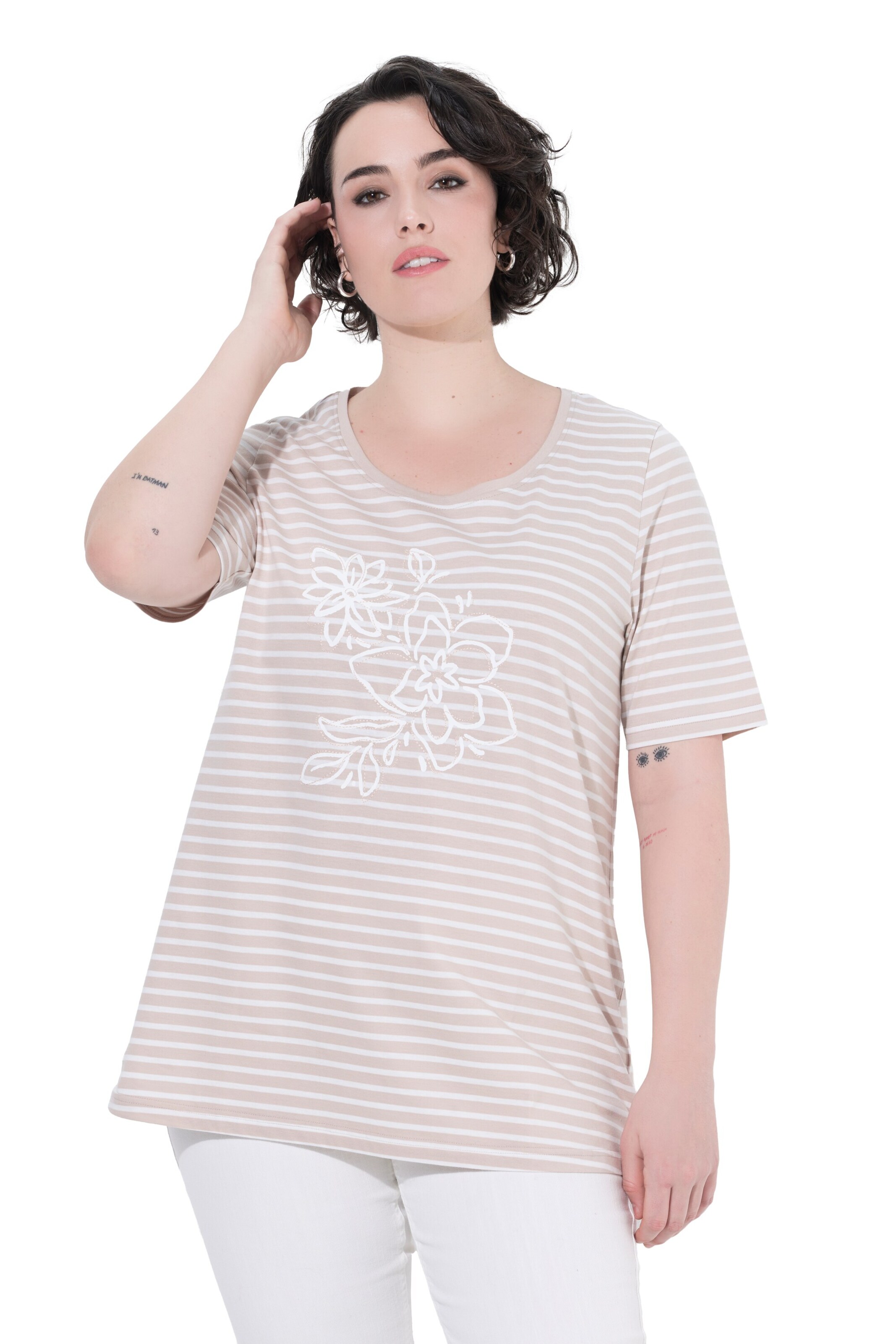 Ulla Popken Shirt in Pink: front