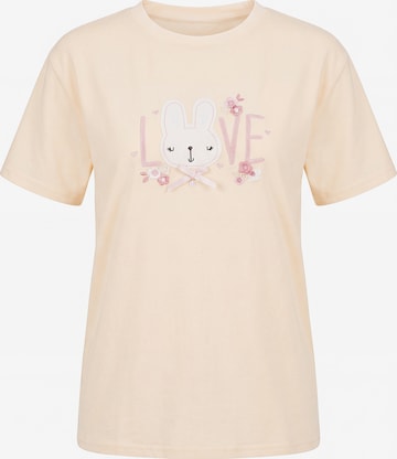 MYMO - Camisa 'Pop' em bege: frente