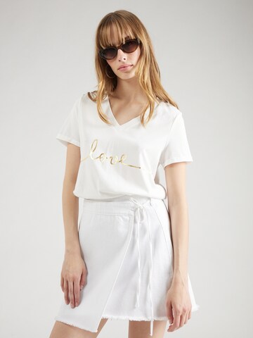 VERO MODA Shirt 'LOVE' in White: front