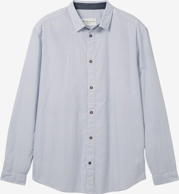 TOM TAILOR Button Up Shirt in Blue: front