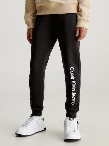 Calvin Klein Jeans Ozke Hlače | črna barva