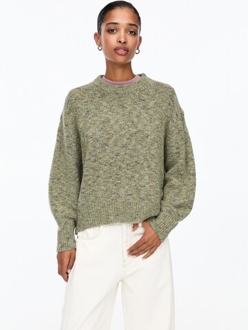 Pull&Bear Pullover in Grün: Vorderseite