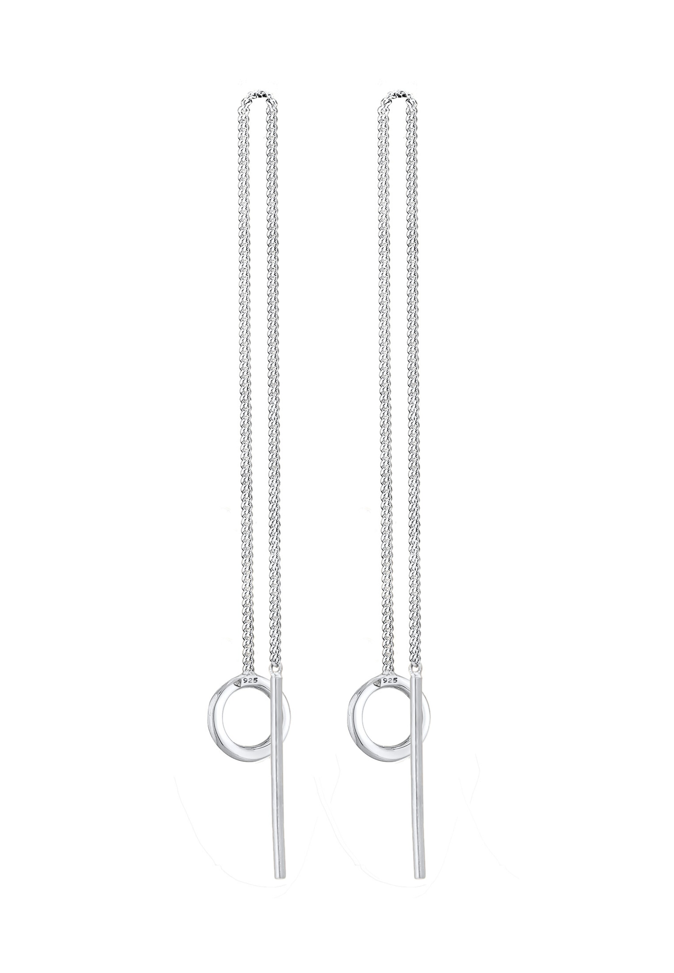 sudrabs ELLI Auskari 'Kreis'