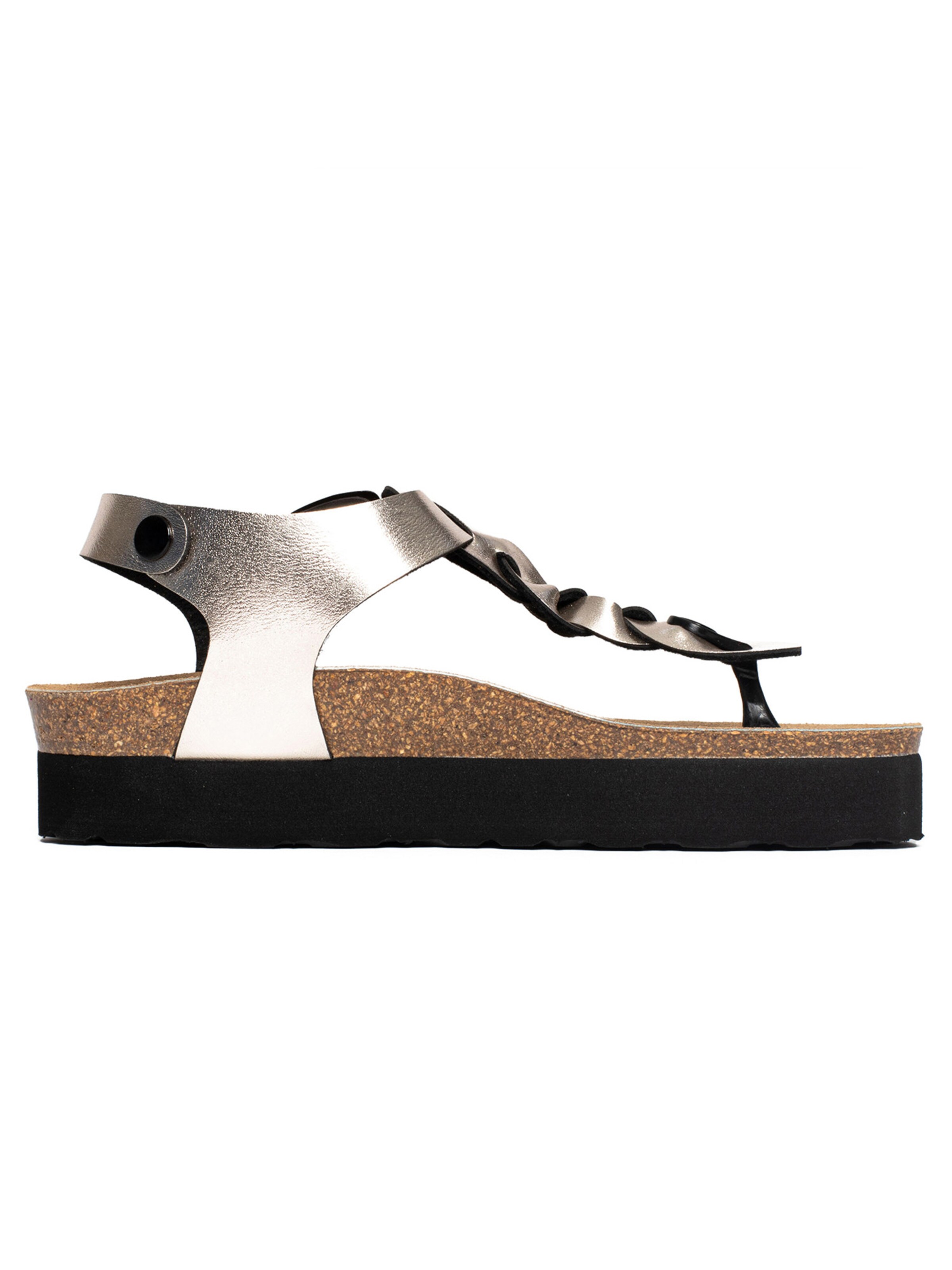 Bayton T-Bar Sandals 'Badajoz' in Gold