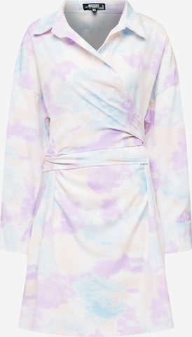 Missguided Plus Shirt Dress in Mixed colors: front