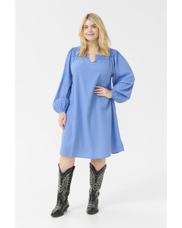 Robe-chemise 'Lunda' KAFFE CURVE en bleu
