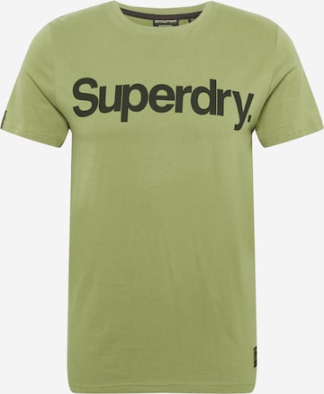 Superdry Tričko 'Military' - Zelená: predná strana