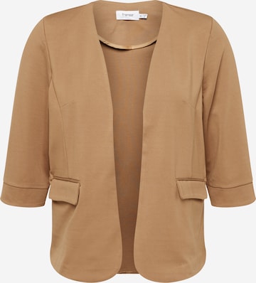 Fransa Curve Blazer 'STRETCH' in Brown: front