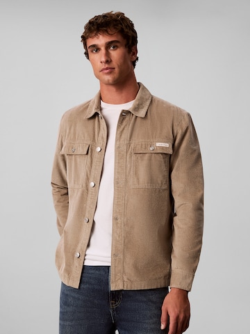 Calvin Klein Jeans Übergangsjacke in Braun: Vorderseite