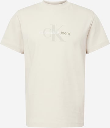 Calvin Klein Jeans Shirt in Beige: voorkant