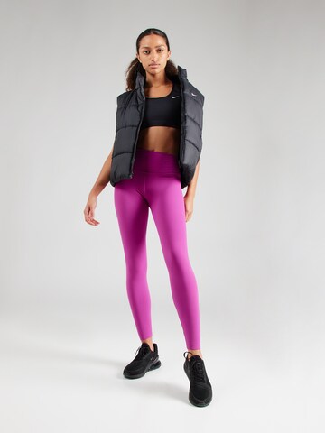 NIKE Skinny Sports trousers 'ONE' in Pink