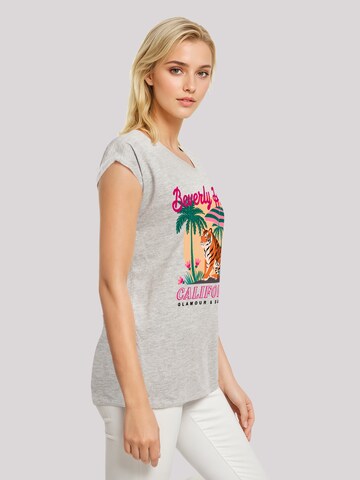 F4NT4STIC Shirt 'Beverly Hills California Glamour Summer' in Grijs