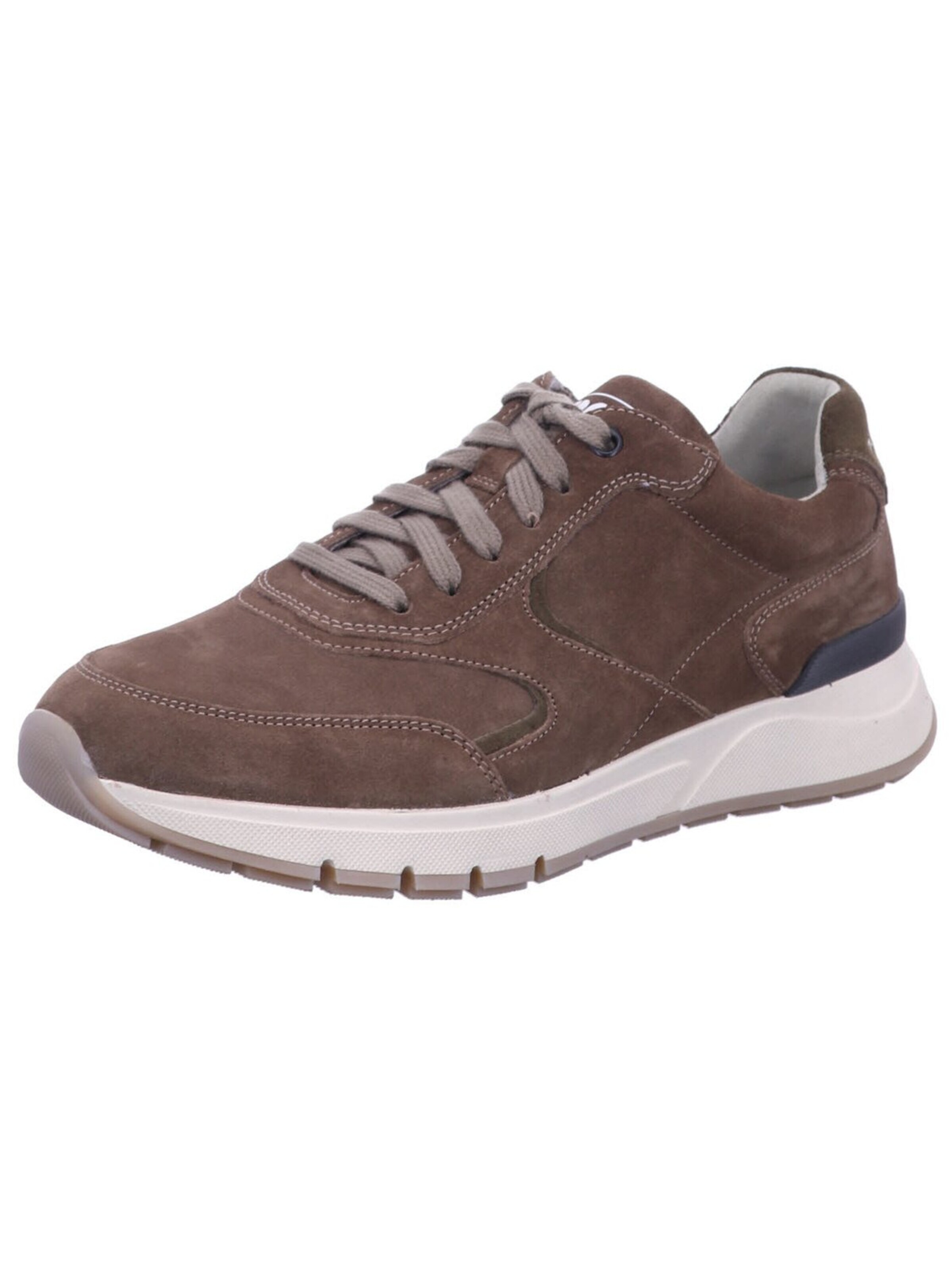 Pius Gabor Platform trainers 'Sneaker Low Herren 1066.10 01 Nubukleder in beige' in Beige: front