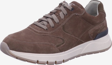 Baskets basses 'Sneaker Low Herren 1066.10 01 Nubukleder in beige' Pius Gabor en beige : devant