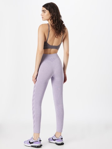 Skinny Pantalon de sport Hummel en violet