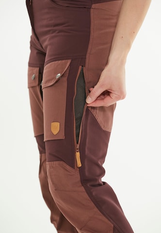Whistler Regular Outdoor Pants 'ANISSY' in Brown