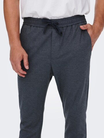 Regular Pantalon 'Linus' Only & Sons en bleu