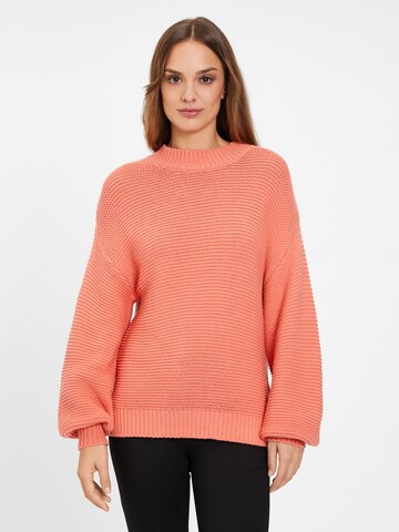 LASCANA Sweater in Pink: front