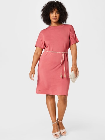 Ragwear Plus Kleid 'KASS' in Pink