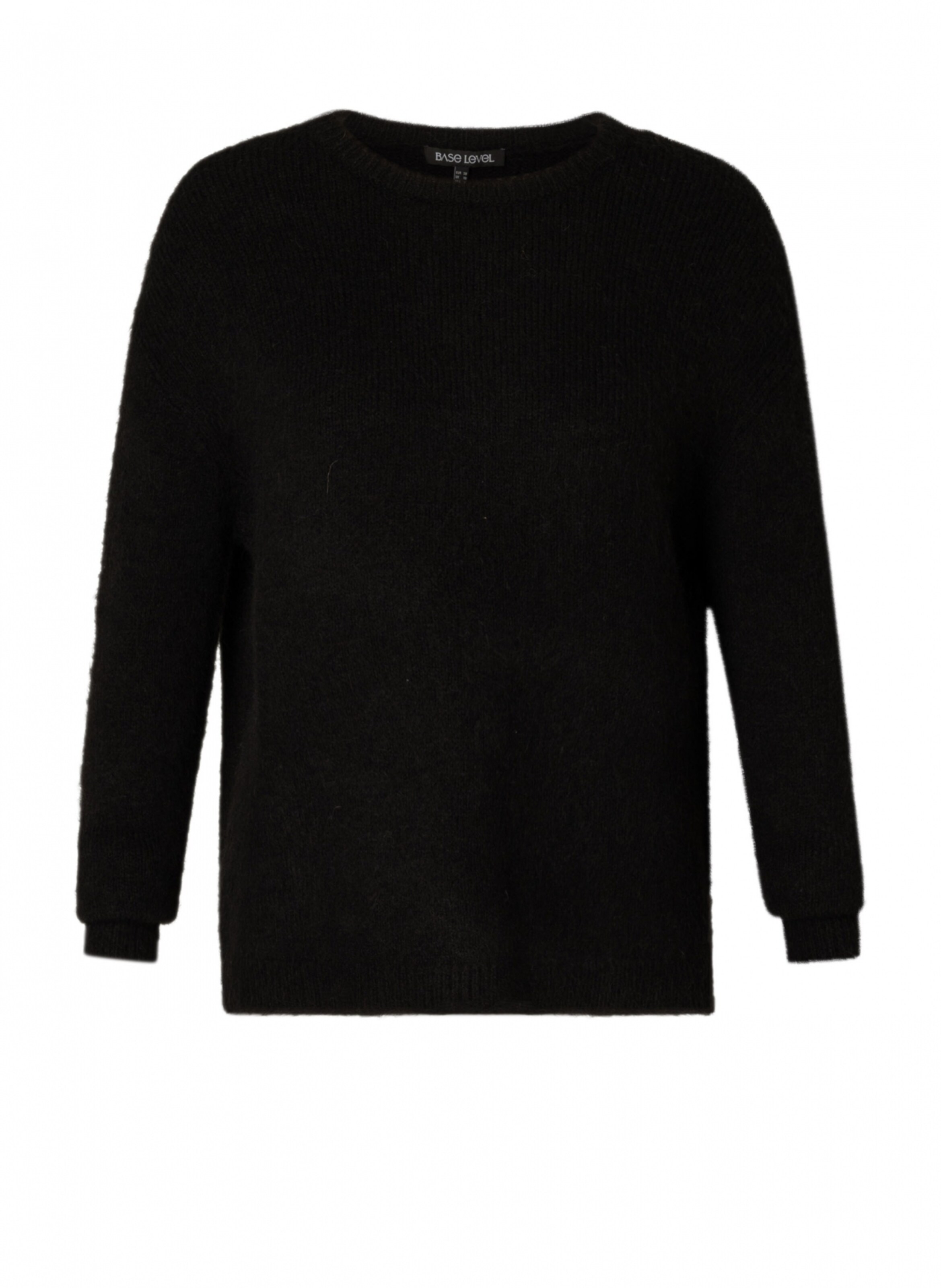 BASE LEVEL CURVY Sweater in Black: front