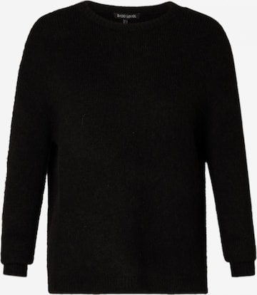 BASE LEVEL CURVY Pullover in Schwarz: Vorderseite