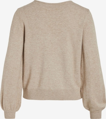 VILA Sweater 'RIL' in Beige