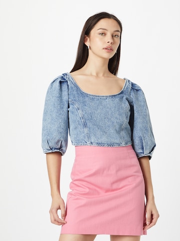 LEVI'S ® Blouse 'Scout Denim Blouse' in Blauw: voorkant