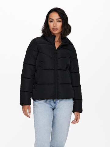 ONLY Winter Jacket 'Amanda' in Black: front