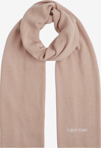 Calvin Klein Scarf in Pink: front