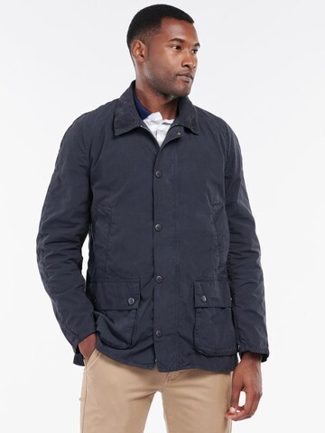 Barbour Tussenjas 'Ashby' in Blauw: voorkant