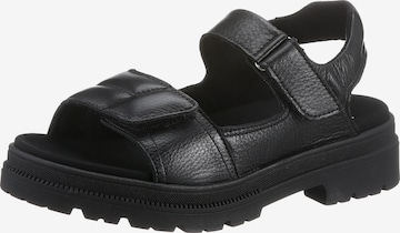 ARA Sandals in Black: front