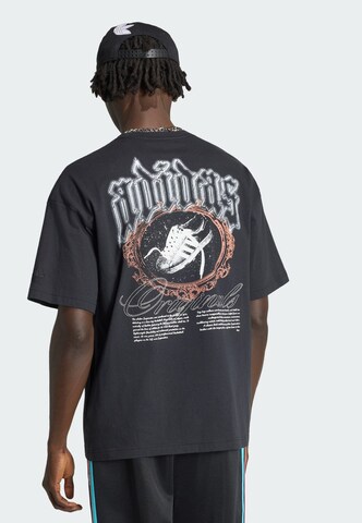 ADIDAS ORIGINALS - Camiseta 'SST' en negro: frente